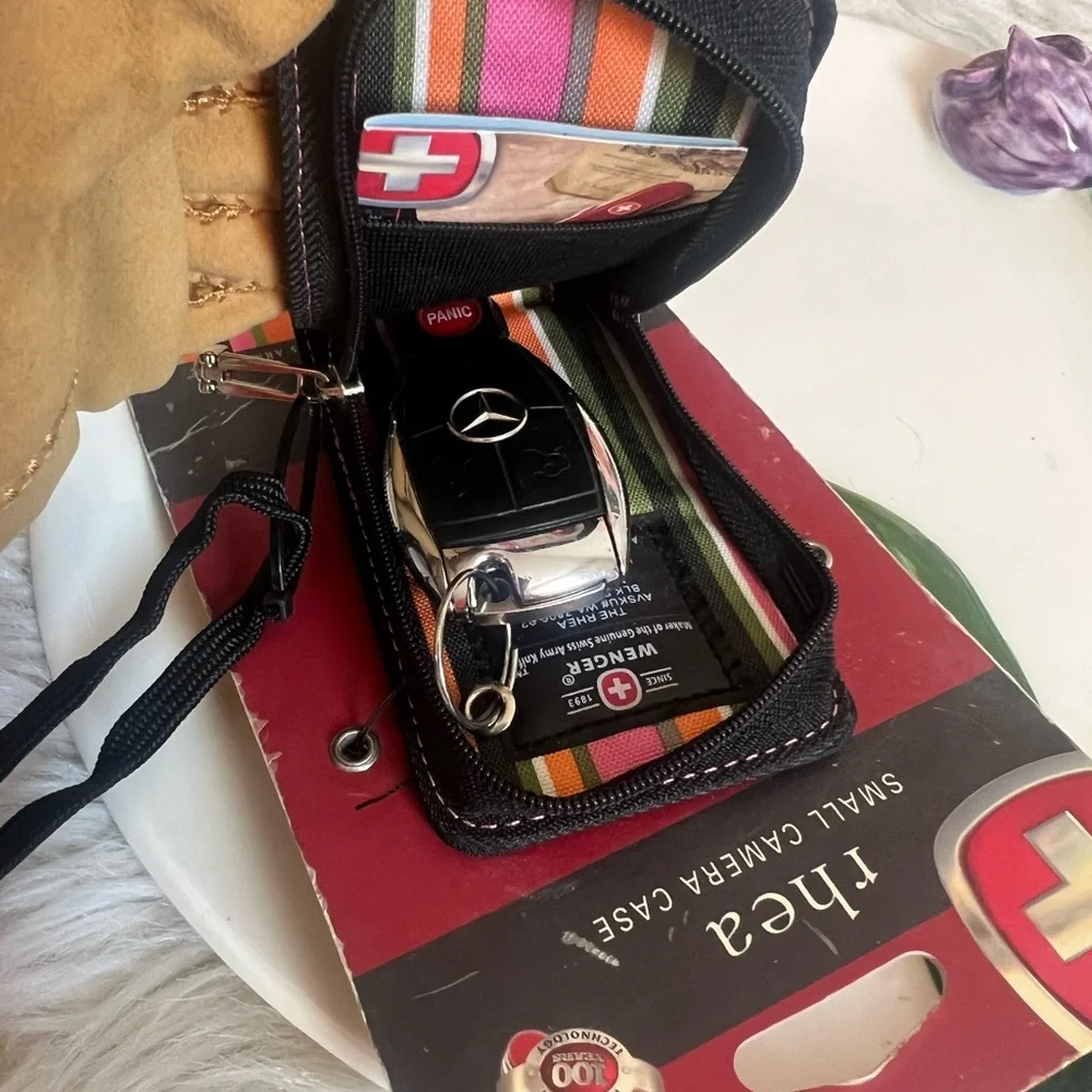Rhea wenger camera, card holder
